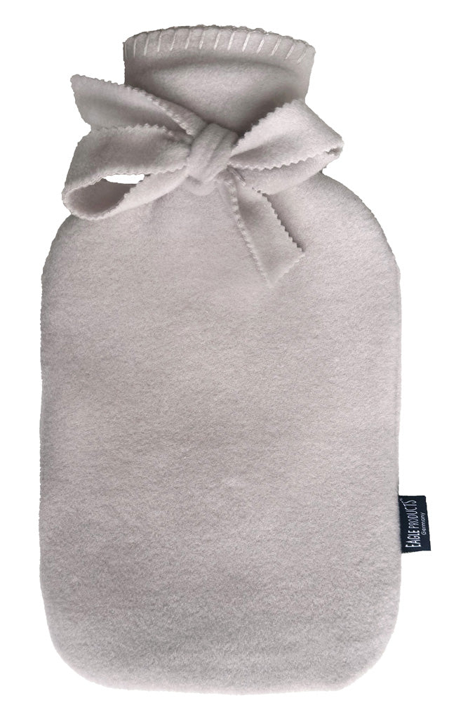 Wärmflasche Tony von Eagle Products mit Bezug aus Fleece in der Farbe Greige