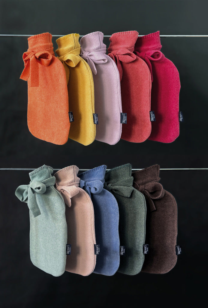 Wärmflasche Tony von Eagle Products mit Bezug aus Fleece in verschiedenen Farben