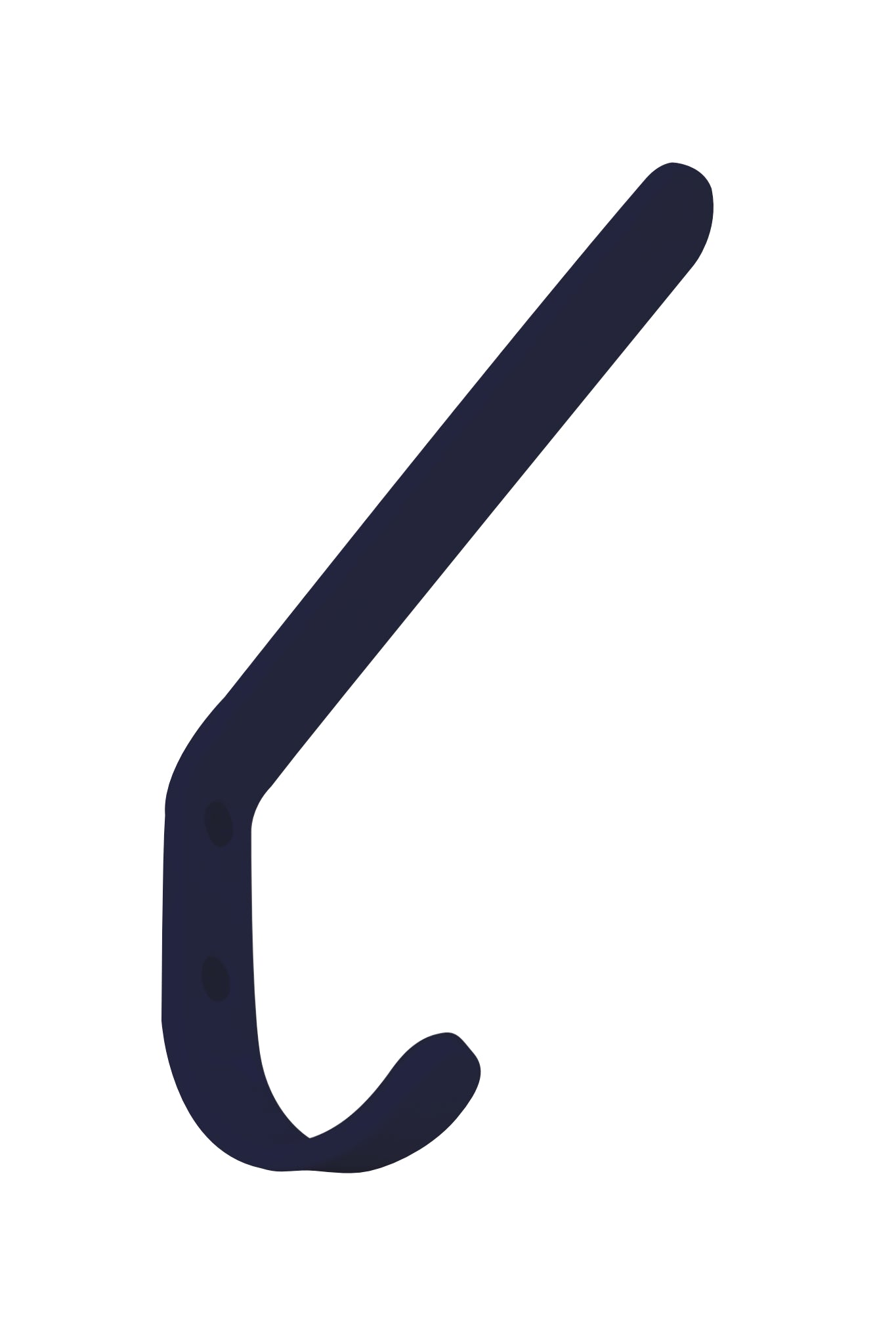 Garderobenhaken Lissabon von Iserlohner Haken, Huthaken in Saphirblau