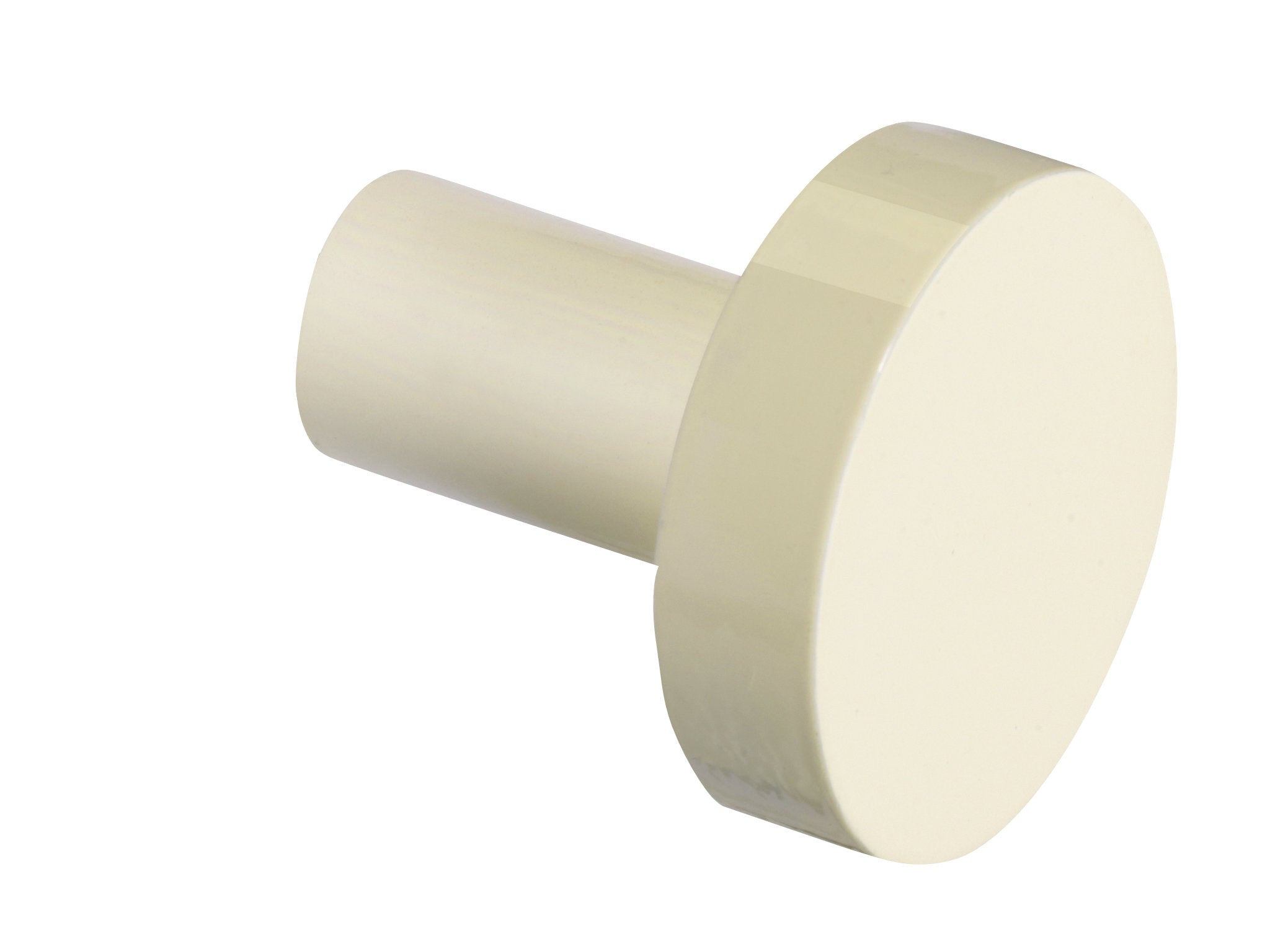 Garderobenhaken Peking von Iserlohner Haken, kleine Größe, Cremeweiß