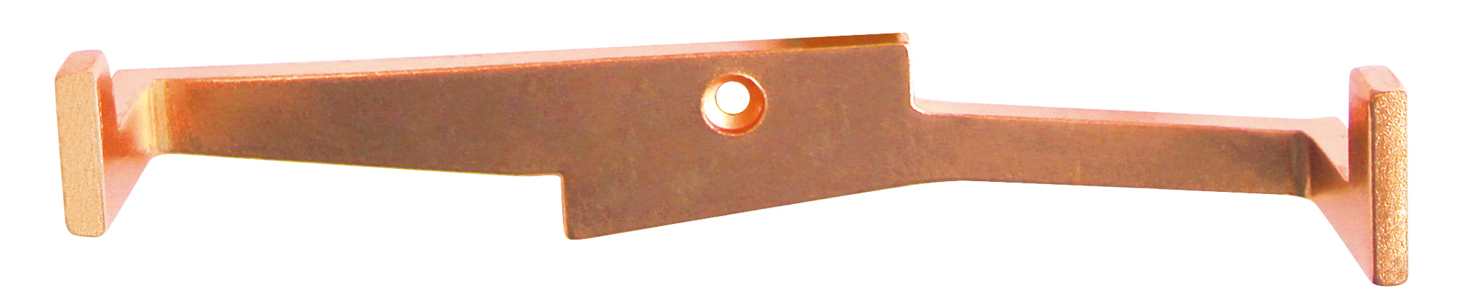 Garderobenhaken Mäander von Iserlohner Haken aus Messing verkupfert