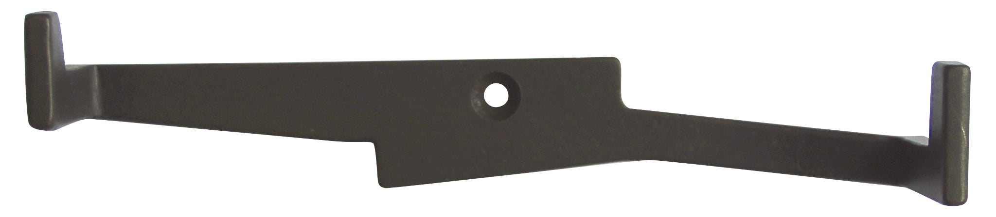 Garderobenhaken Mäander von Iserlohner Haken aus Messing dunkel bronziert