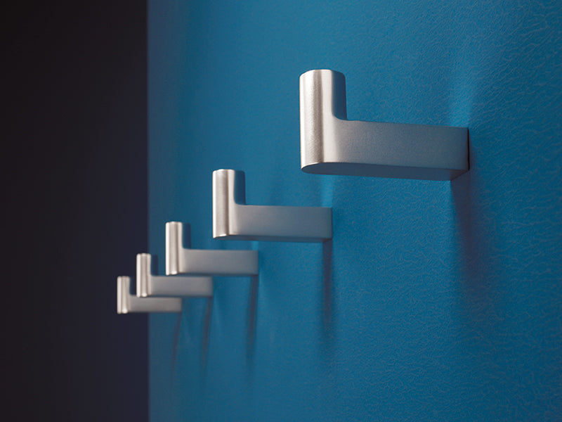 Garderobenhaken 1001 von Iserlohner Haken in Aluminium silber eloxiert