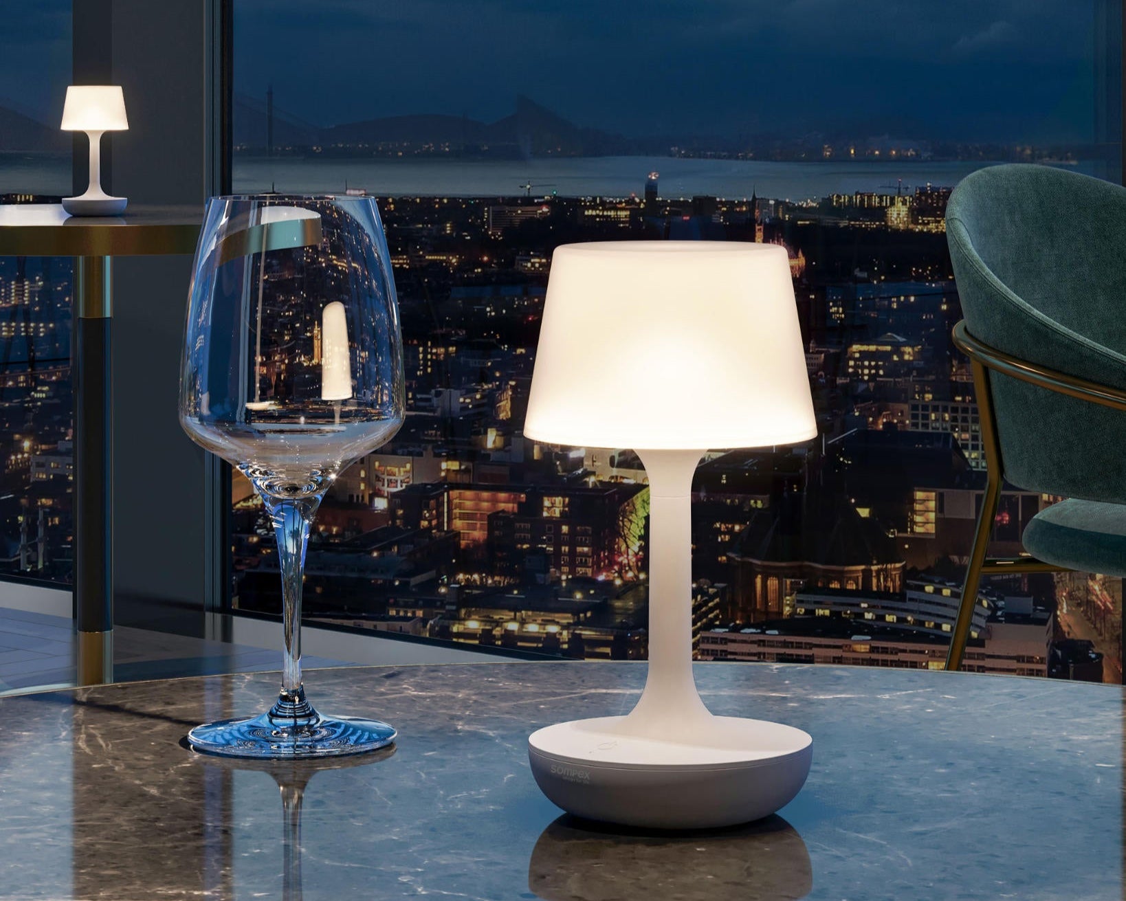 Akku Tischleuchte Ginn