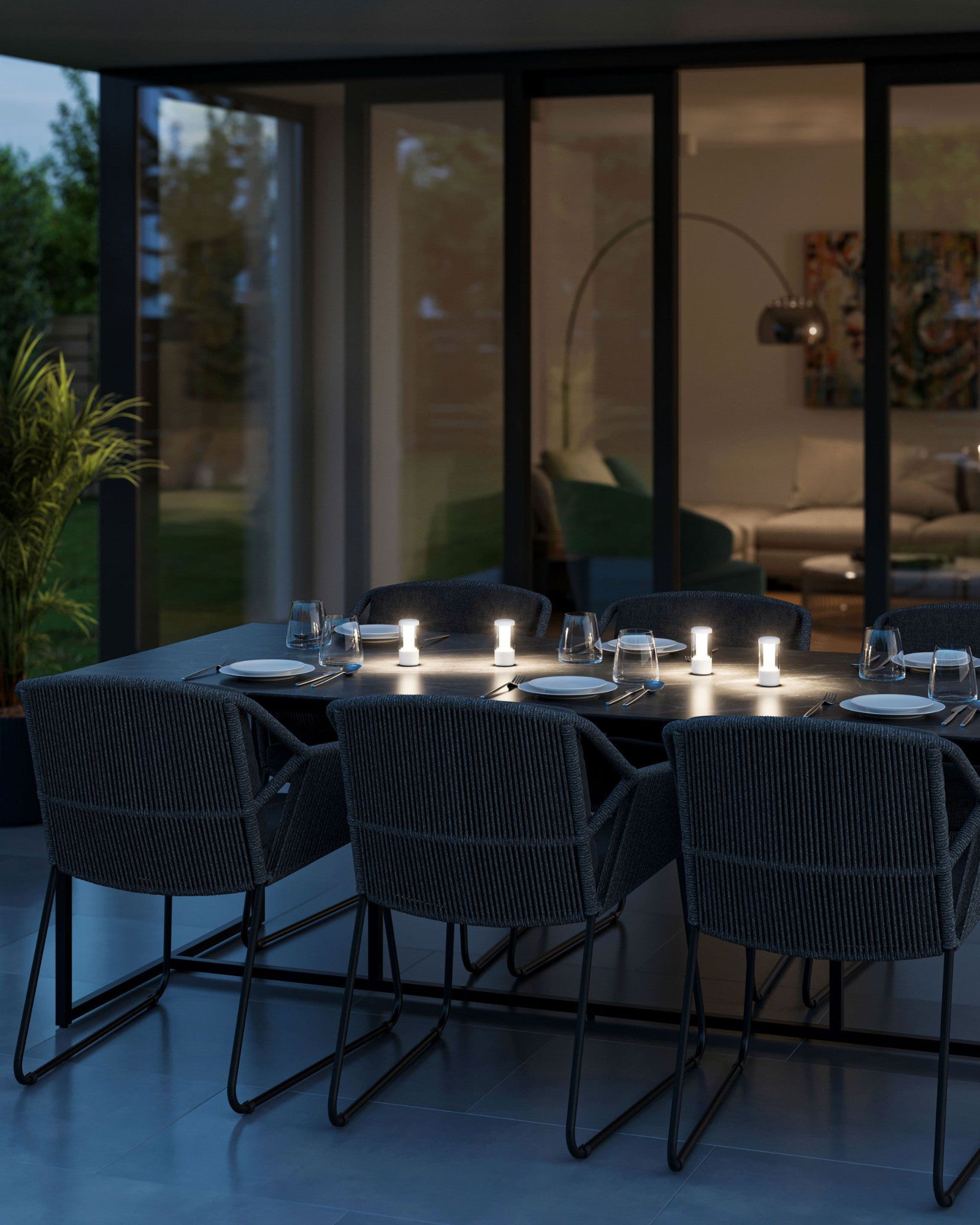 Tischleuchten-Set Nip von Newdes in Weiß