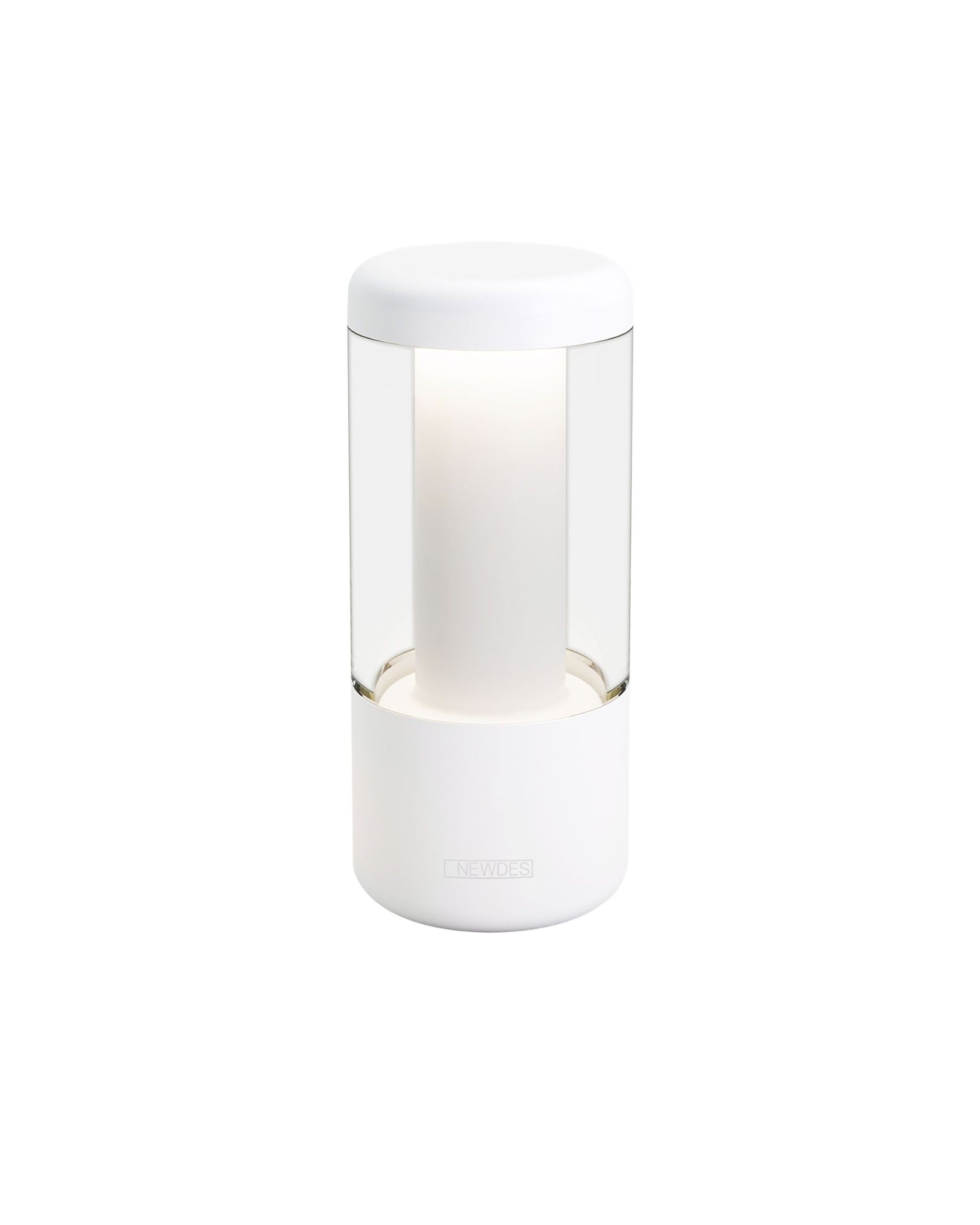 Tischleuchte Nip von Newdes in Weiß