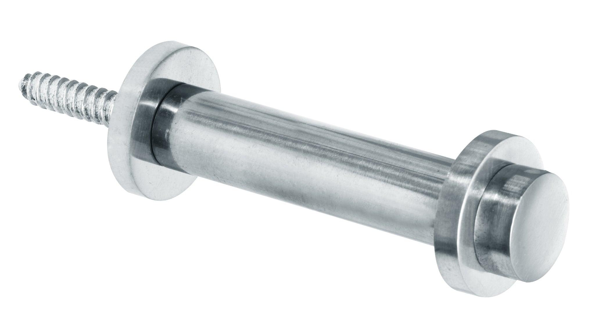 Garderobenhaken "Hermann Schwerter" mit Scheibe, verchromt, kleine Größe