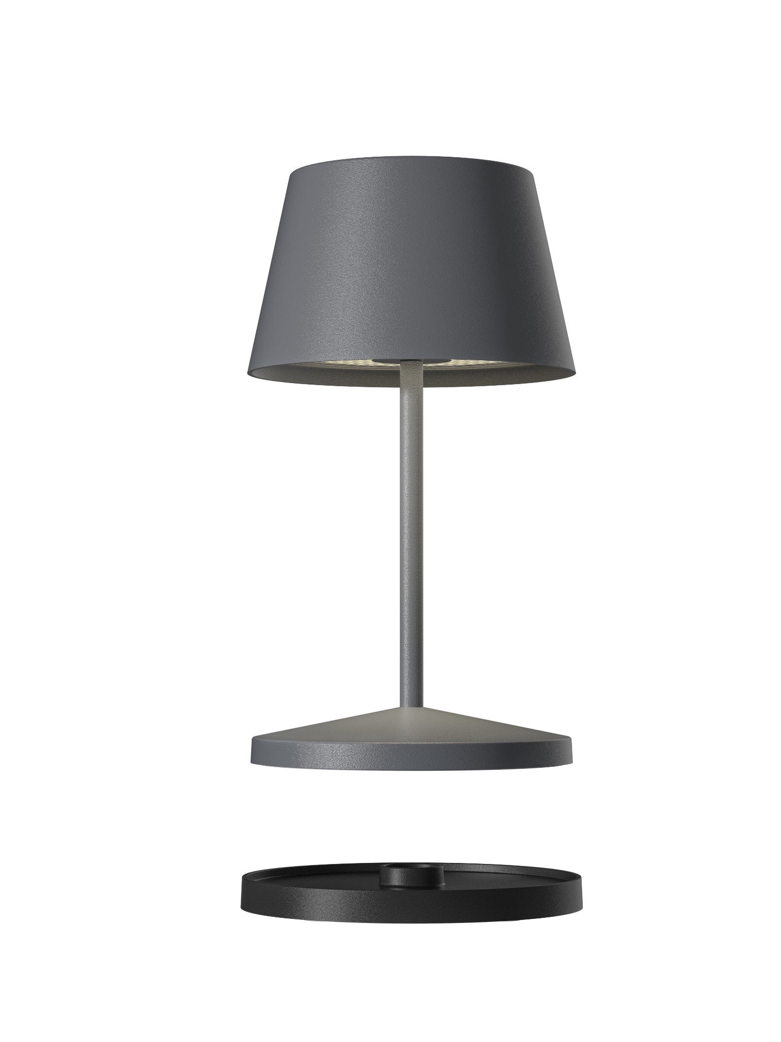 Villeroy & Boch Akku Outdoor Leuchte Seoul 2.0 in Anthrazit mit Ladestation