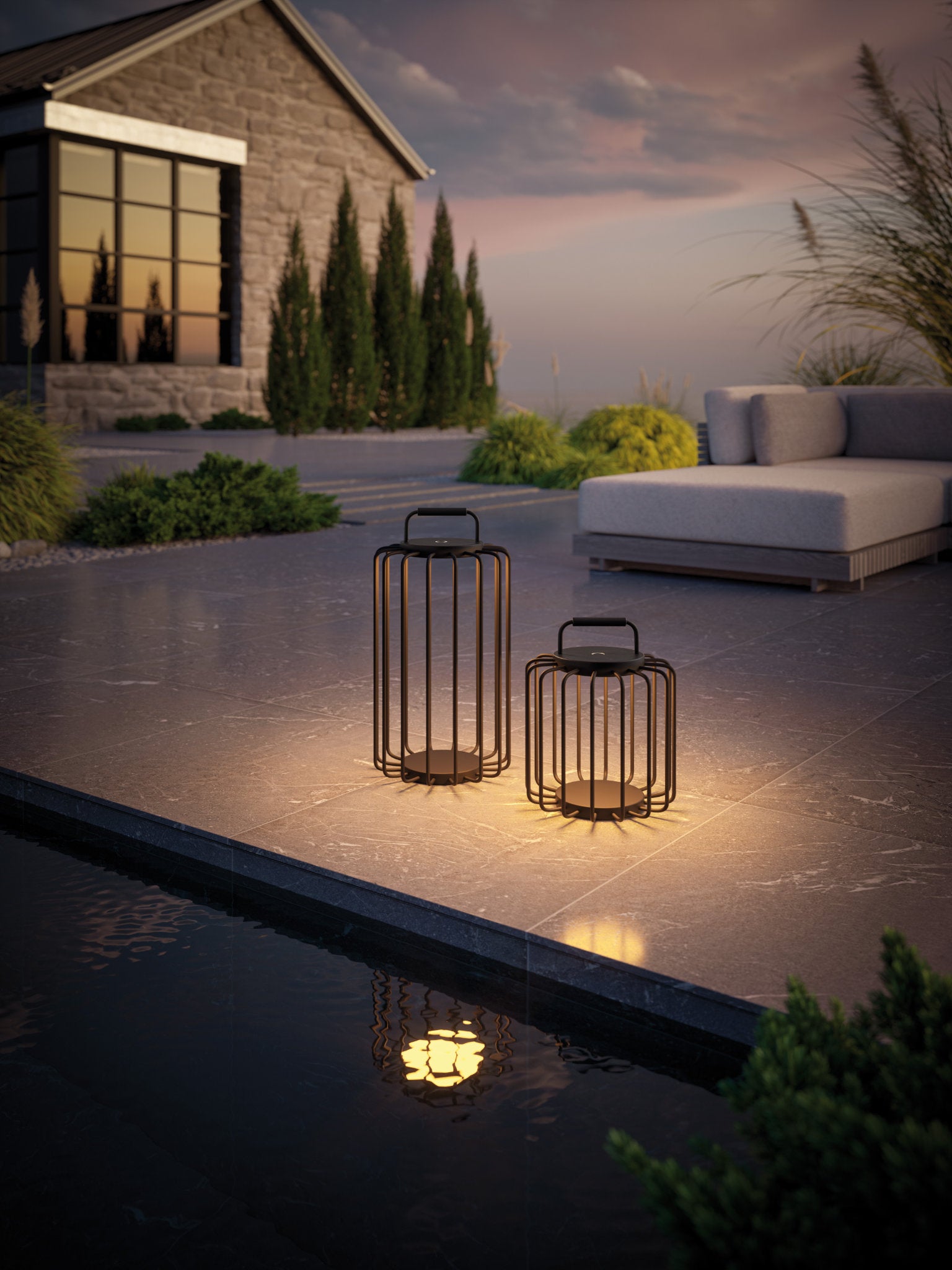 Villeroy & Boch | Bangkok Akku Laterne für Stimmungslicht im Garten