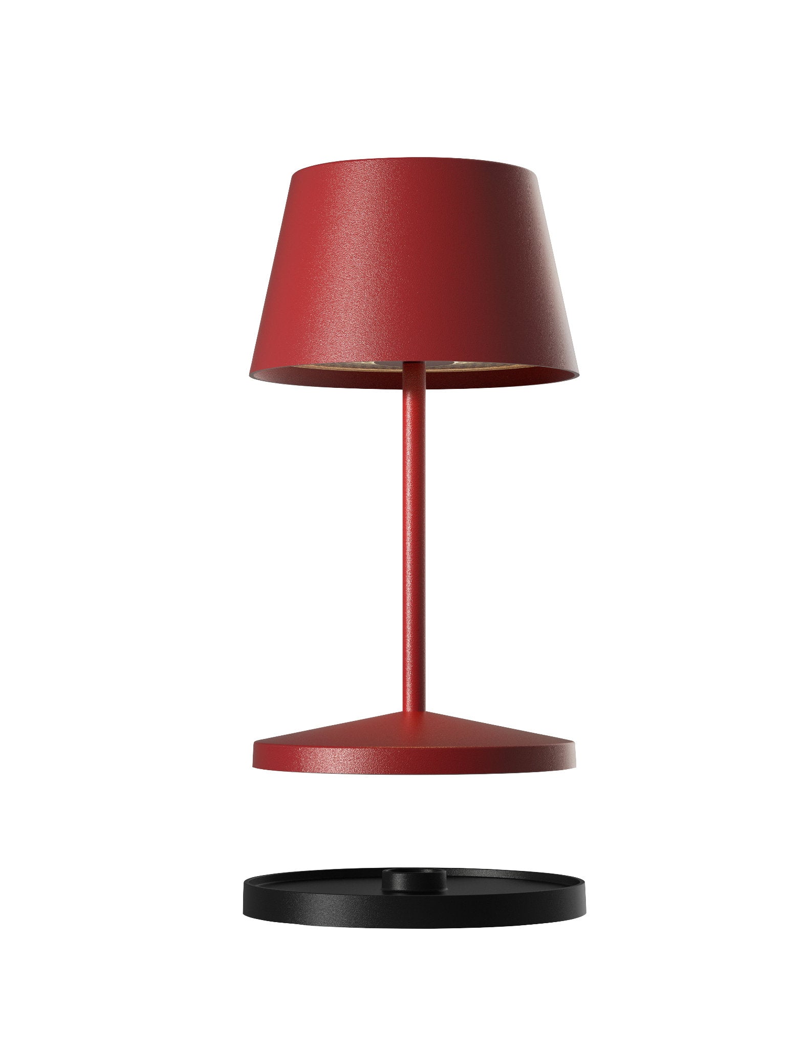 Villeroy & Boch Akku Outdoor Leuchte Seoul 2.0 in Rot mit Ladestation