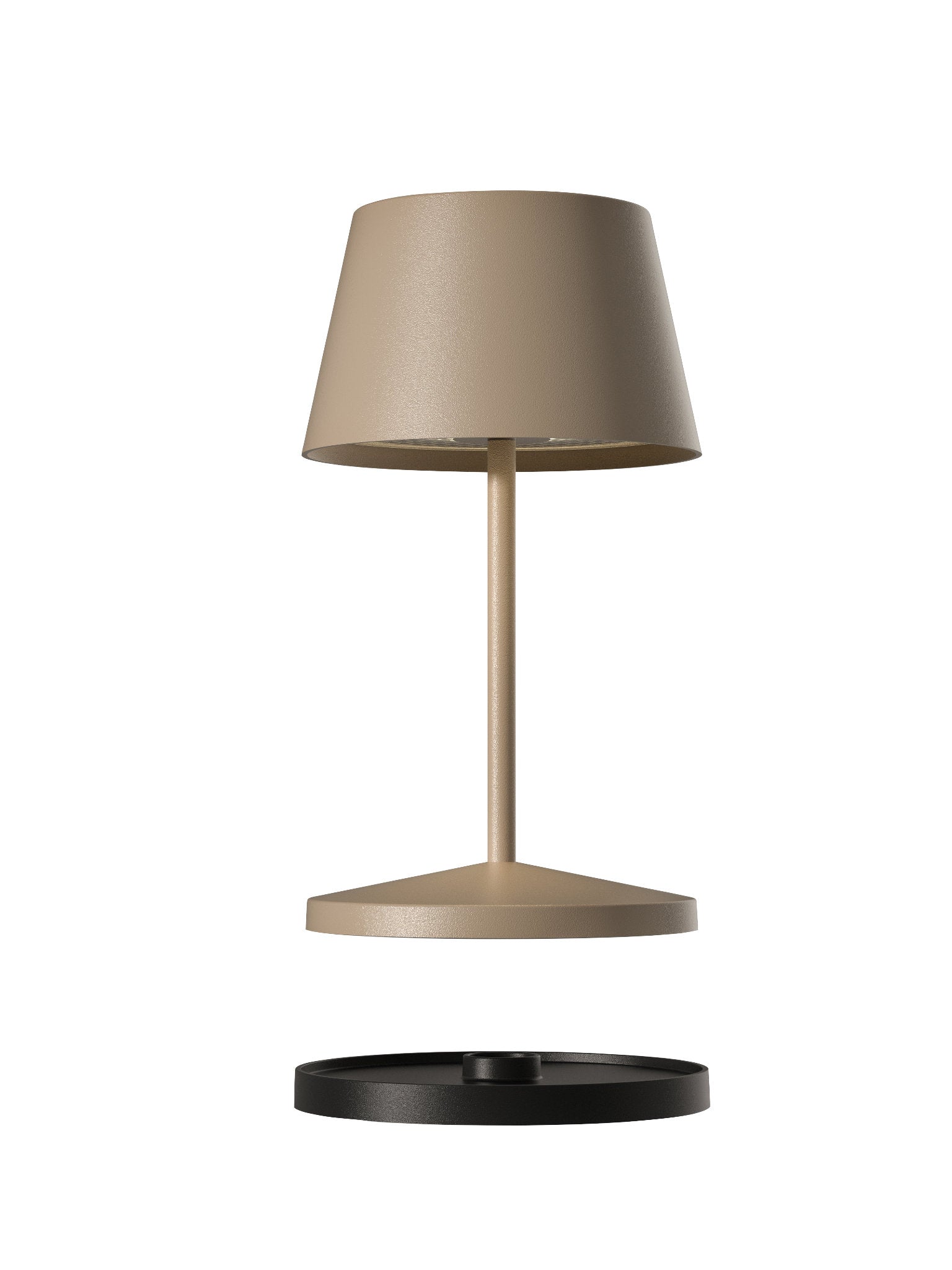 Villeroy & Boch Akku Outdoor Leuchte Seoul 2.0 in sandfarben mit Ladestation