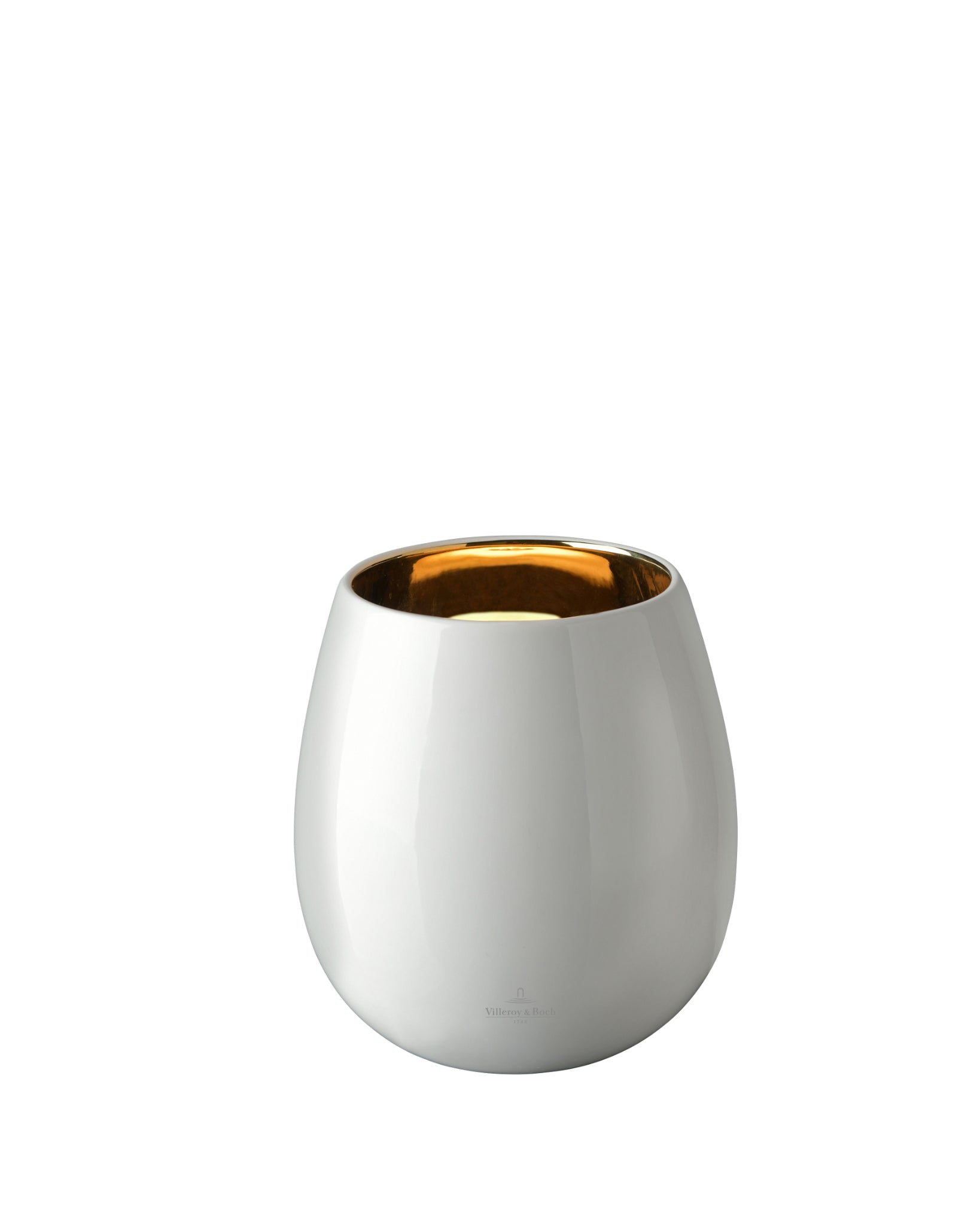 Akku Tischleuchte Mumbai von Villeroy & Boch aus weißer Keramik