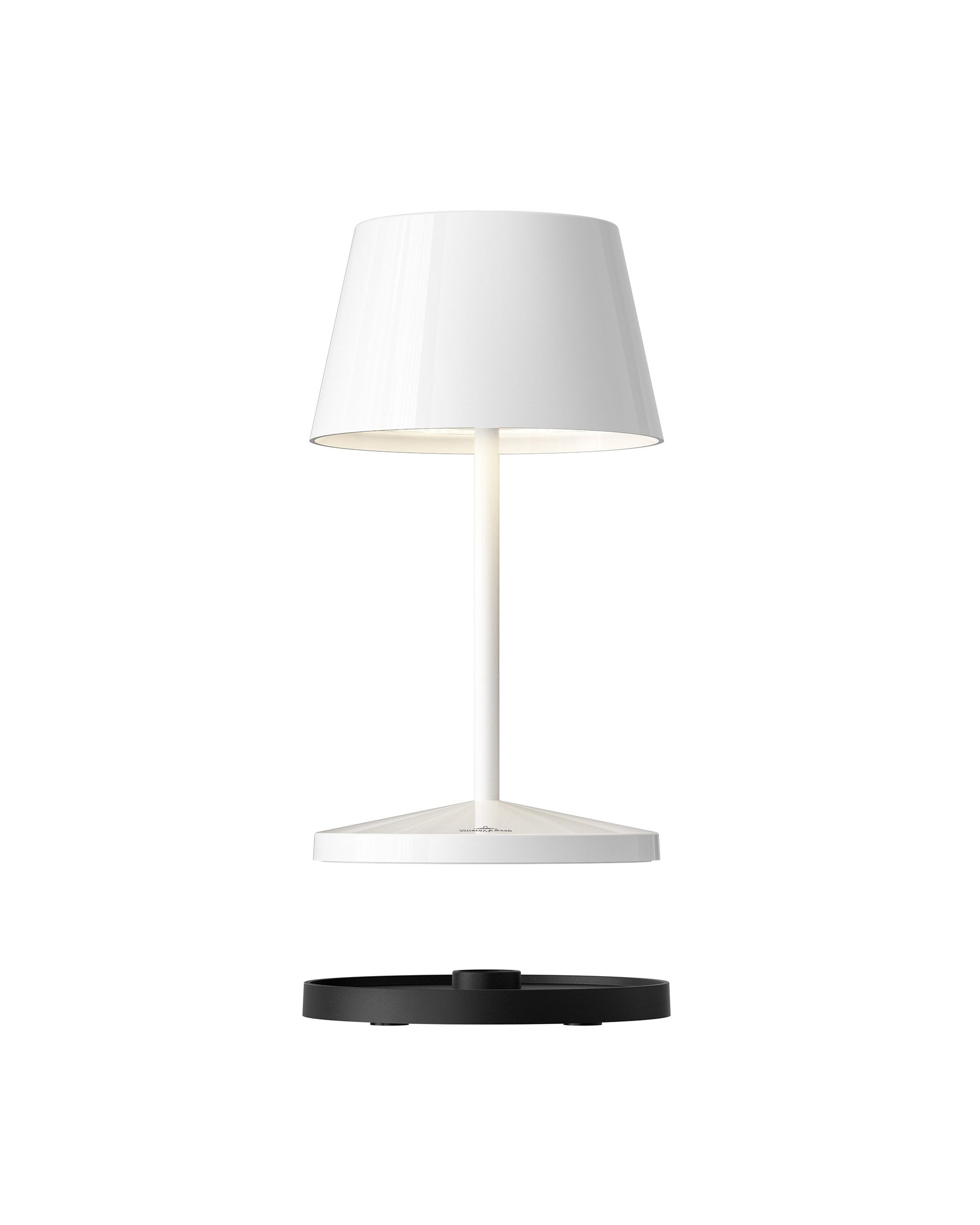 Akku Tischleuchte Seoul RC von Villeroy & Boch, neue Generation, Farbe Weiß ceramic kompatibel mit RC Fernbedienung