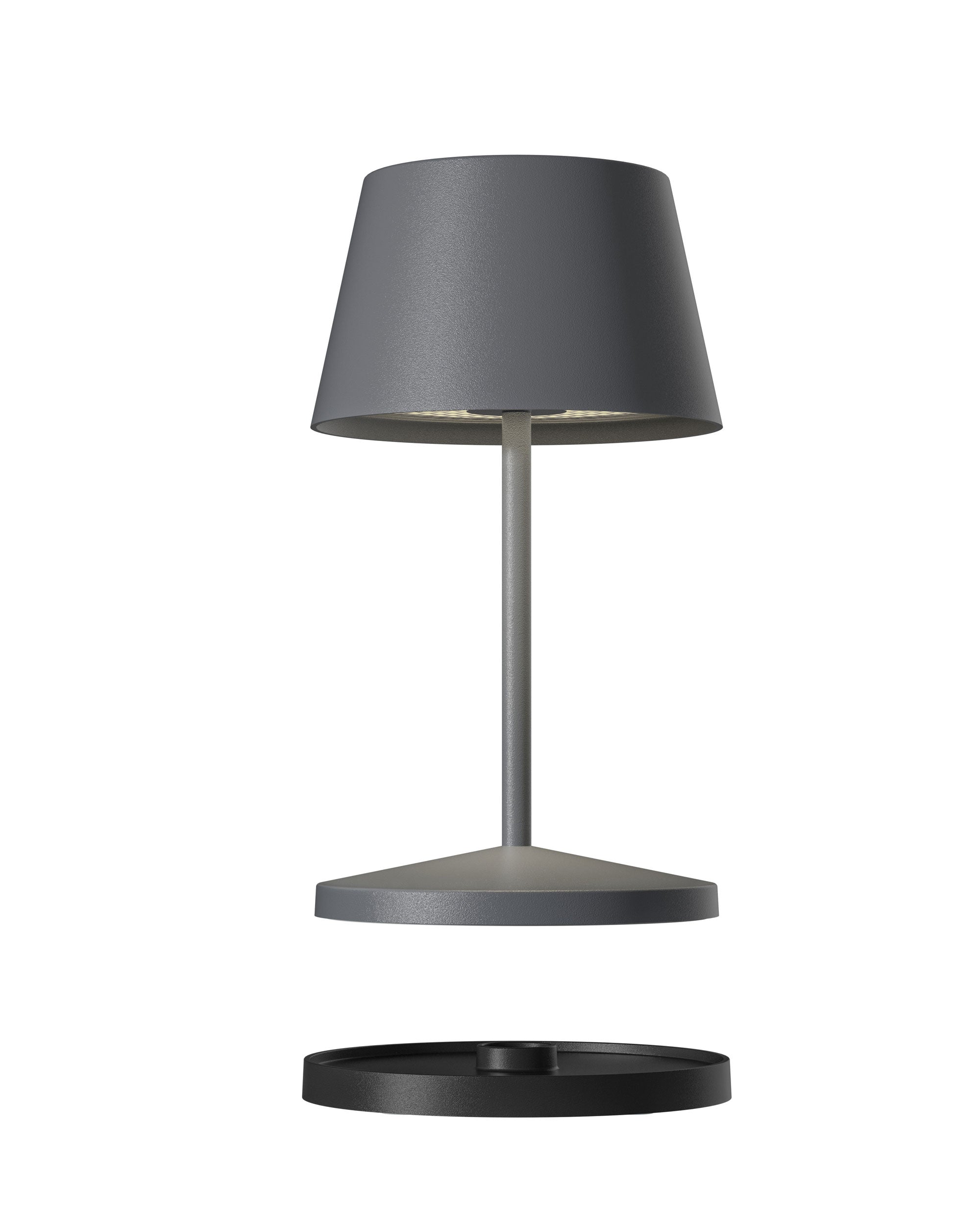 Akku Tischleuchte Seoul RC von Villeroy & Boch, neue Generation, Farbe Anthrazit kompatibel mit RC Fernbedienung