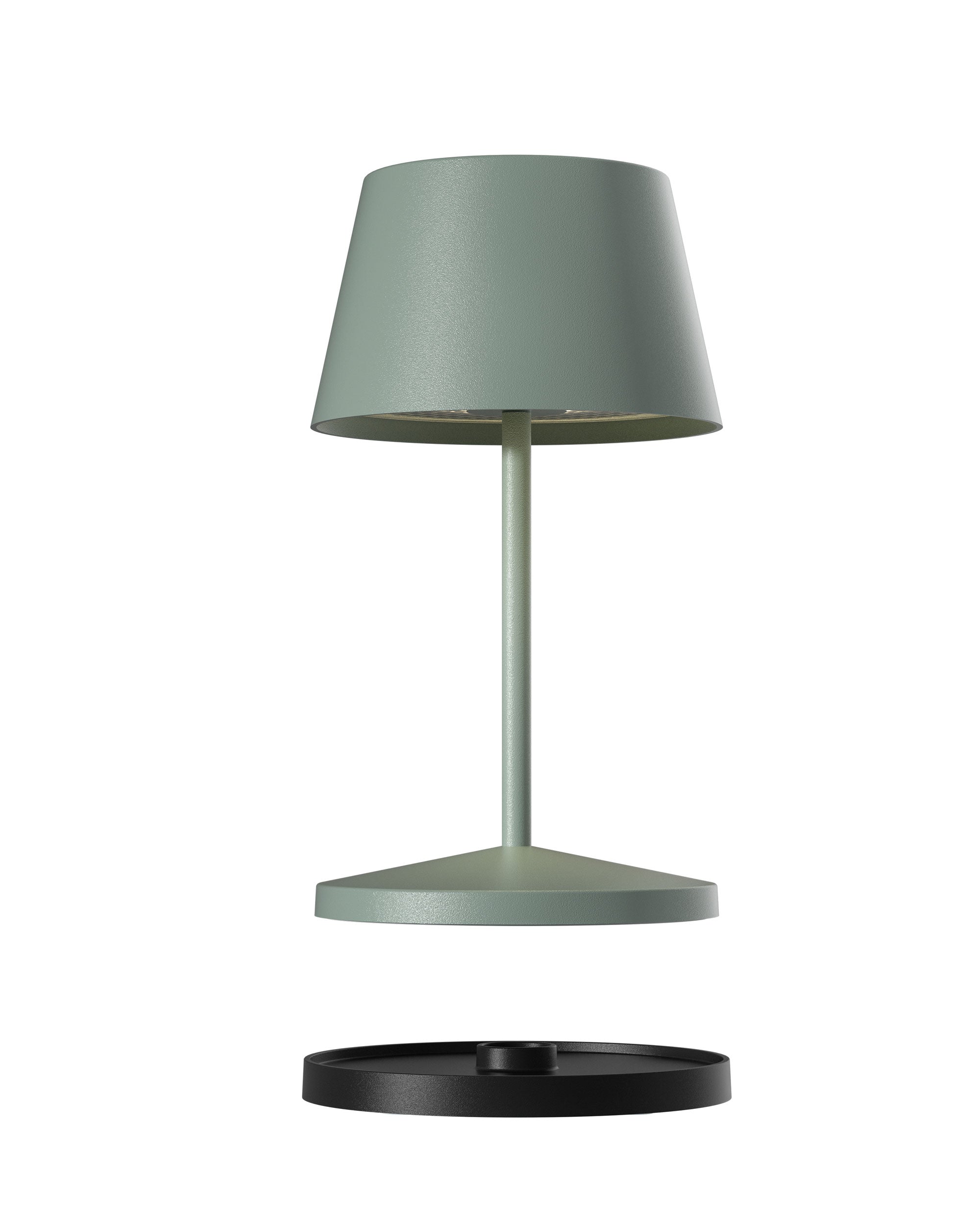 Akku Tischleuchte Seoul RC von Villeroy & Boch, neue Generation, Farbe Olive, kompatibel mit RC Fernbedienung