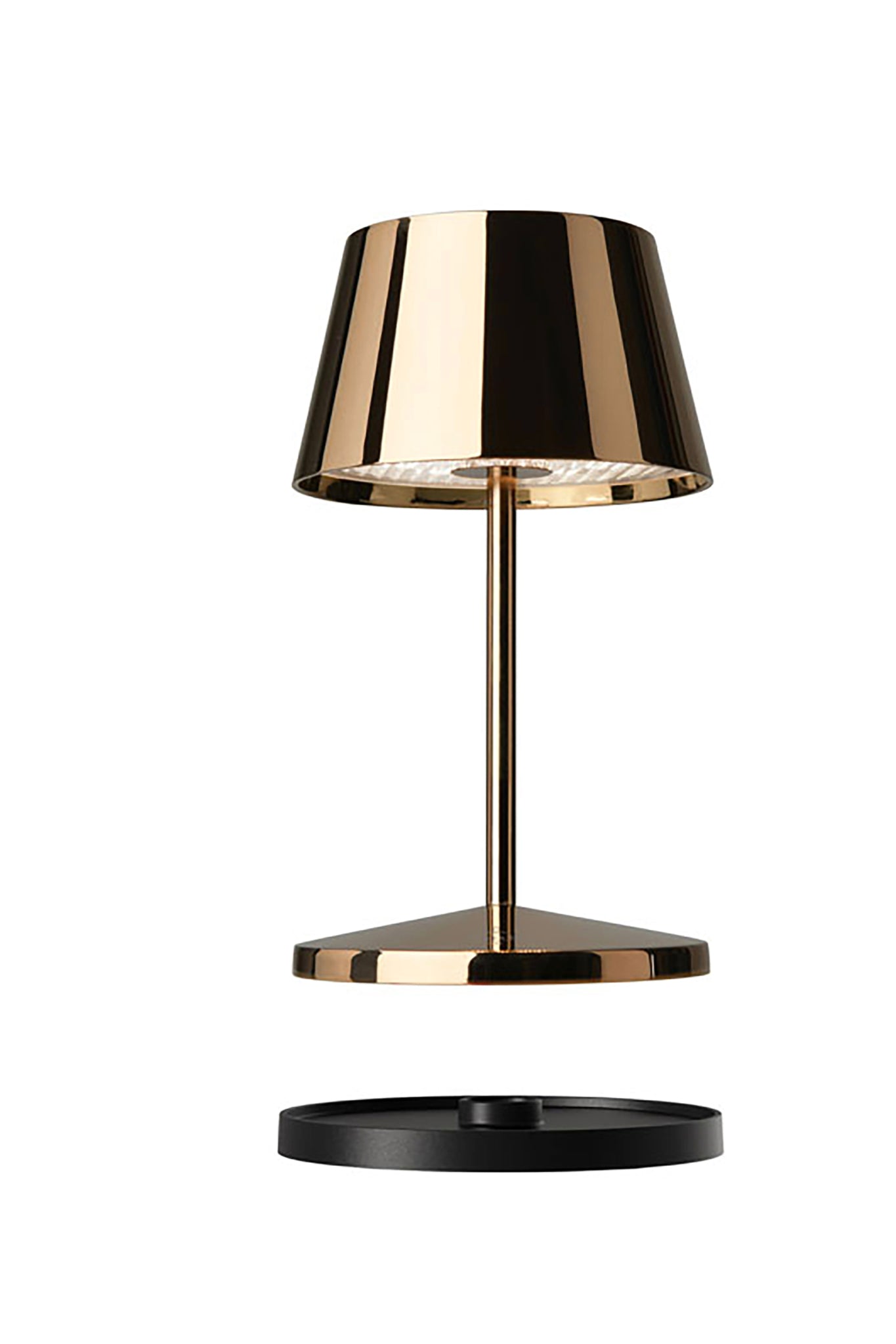 Akku Tischleuchte Seoul RC von Villeroy & Boch, neue Generation, Farbe Roségold, kompatibel mit RC Fernbedienung