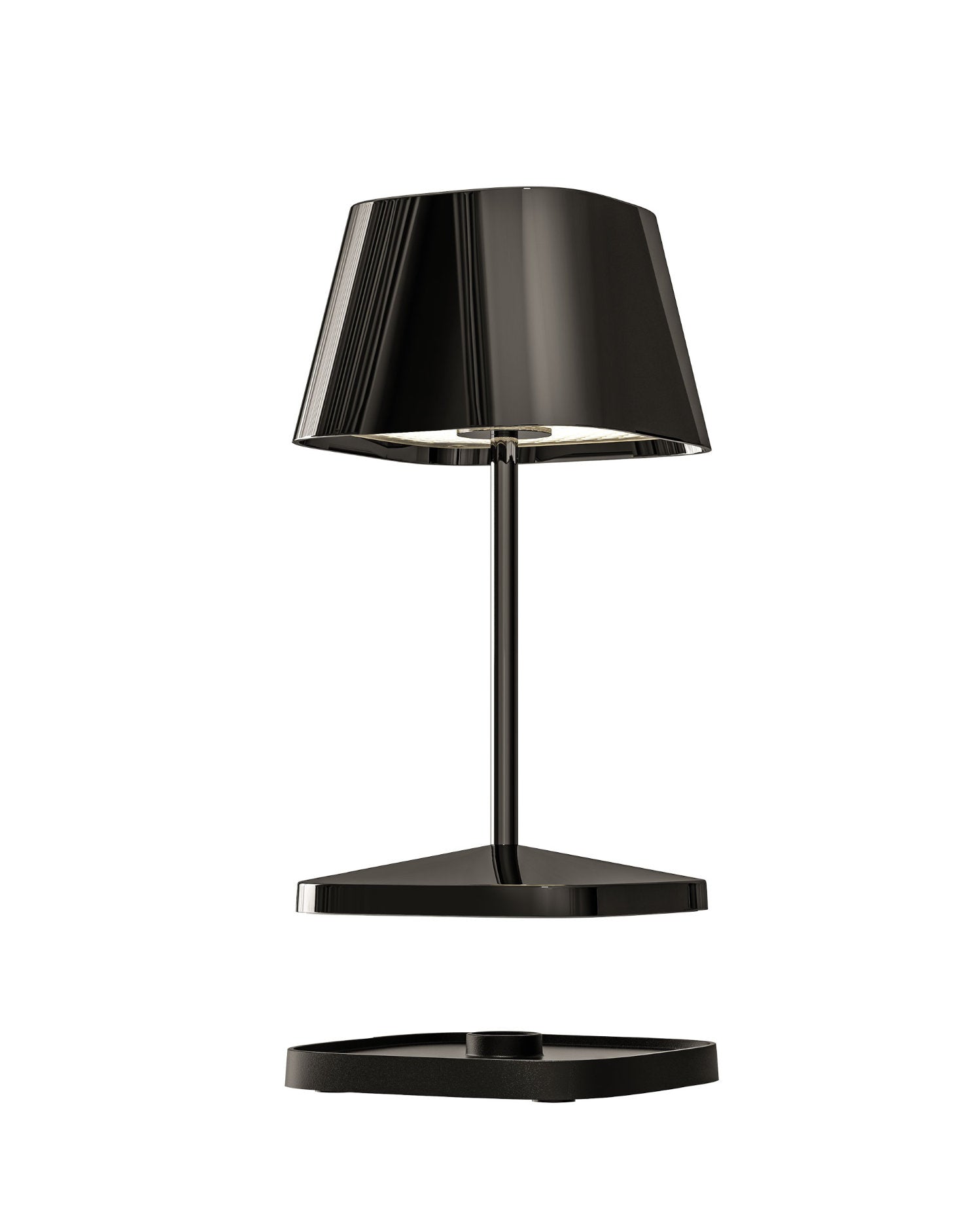 Akku Tischleuchte Neapel RC von Villeroy & Boch, neue Generation, kompatibel mit RC Fernbedienung, Farbe Spacegrau