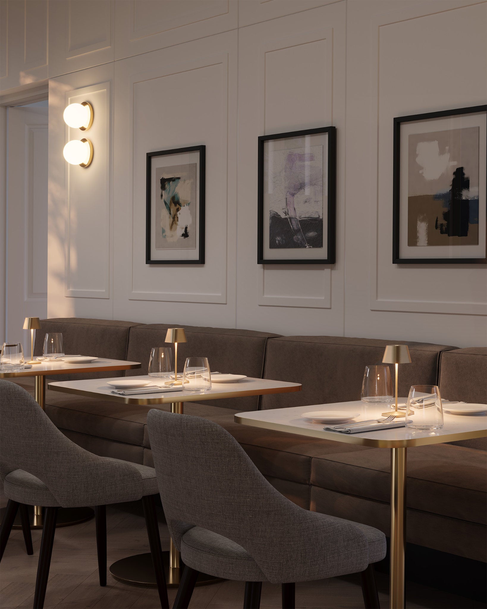 Akku-Tischleuchte Neapel Micro RC