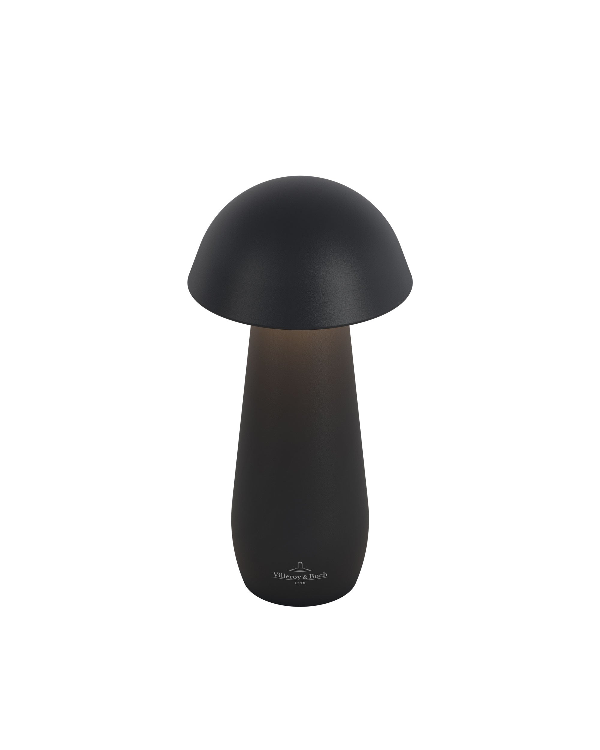 Akku Tischleuchte Modena von Villeroy & Boch mit Dimmfunktion und einstellbarer Lichtfarbe, Größe S, Farbe Schwarz