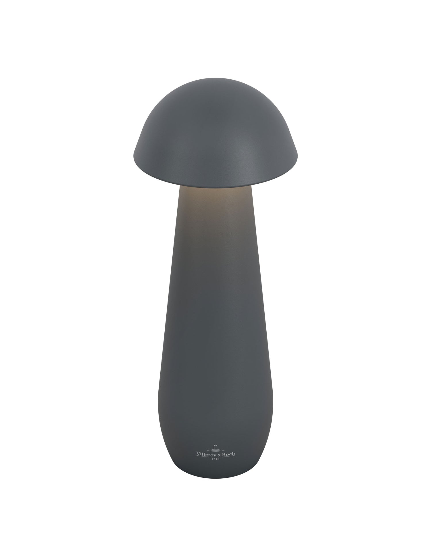 Akku Tischleuchte Modena von Villeroy & Boch mit Dimmfunktion und einstellbarer Lichtfarbe, Größe M, Farbe Anthrazit