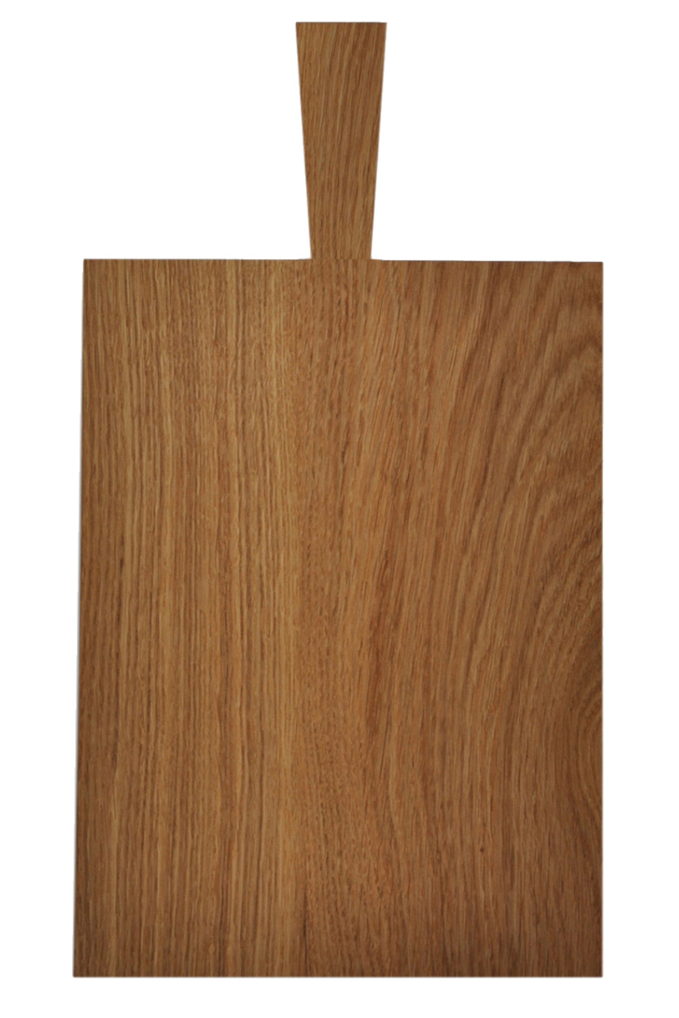 Brett mit Griff aus massiver Eiche geölt – Raumgestalt Schneidebrett