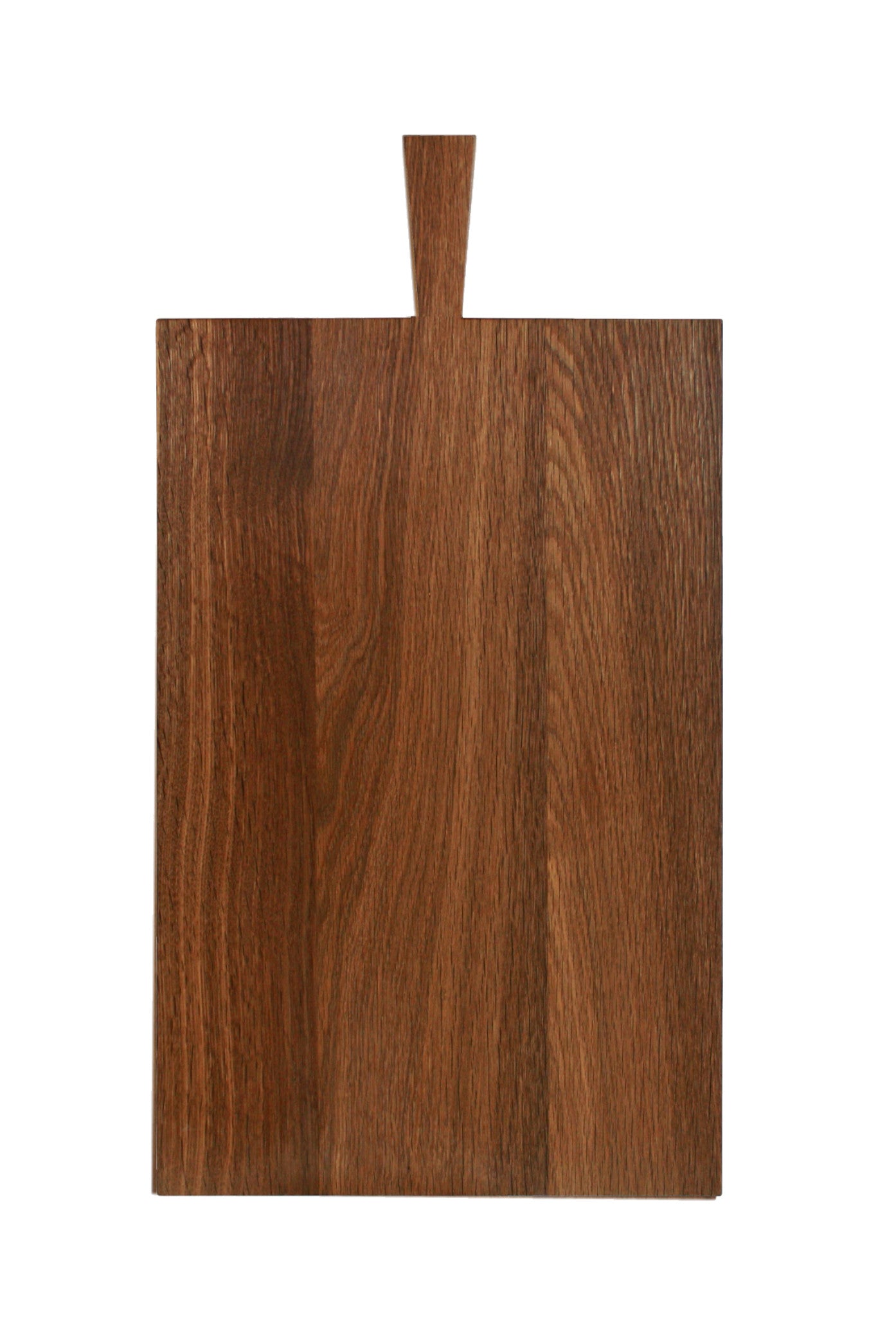 Brett mit Griff aus massiver Eiche dunkel geölt – Raumgestalt Schneidebrett