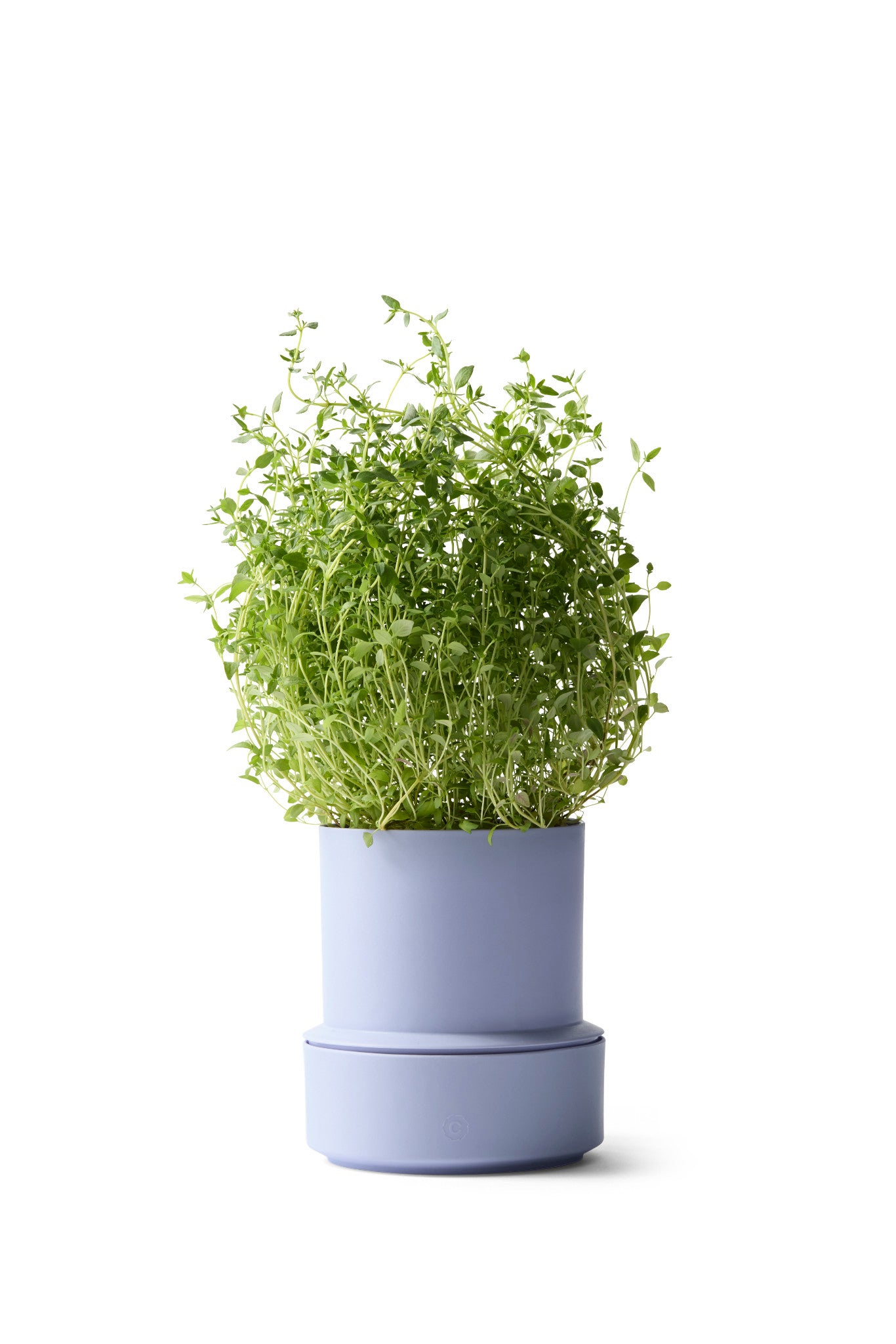 Billund selbstbewässernder Kräutertopf von Crushgrind aus recyceltem Polypropylen in der Farbe Lavender