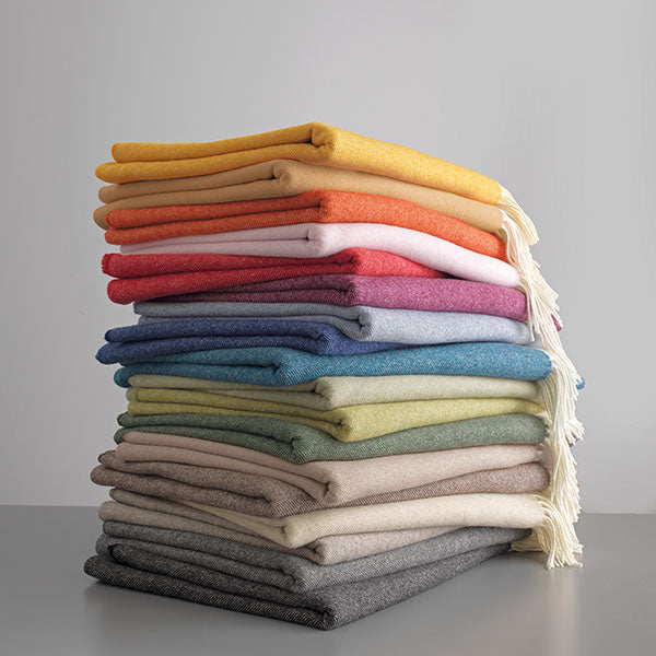 Schurwolldecke Boston Plaid von Eagle Products, erhältlich in verschiedenen Farben