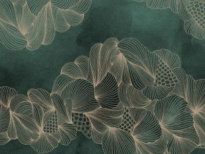 Tapete Opulence im Farbton Jade von Rebelwalls