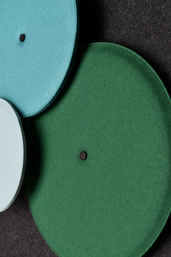 Hey-Sign Akustik Wandelement Spot aus Filz in drei verschiedenen Größen