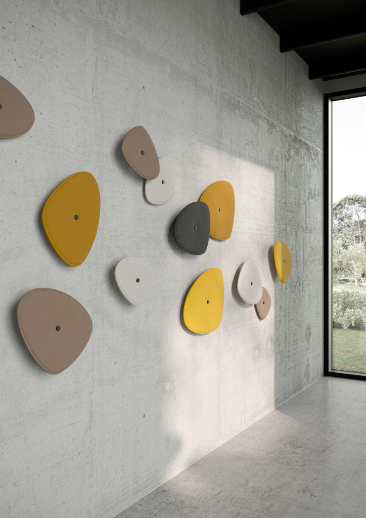 Akustikelemente Spot Stone aus Wollfilz von Hey-Sign