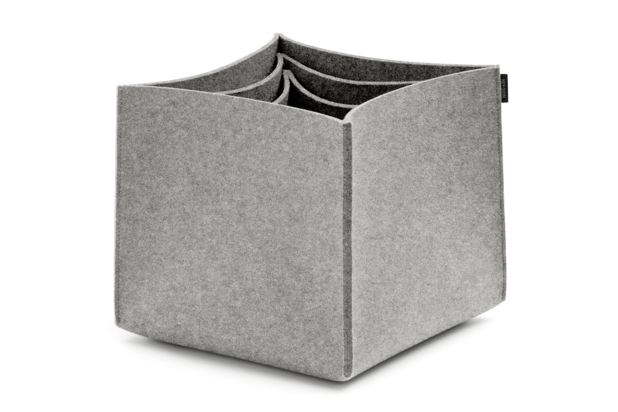 Hohe Boxen aus Wollfilz von Hey-Sign im Set No. 3 | Farbe Hellmeliert