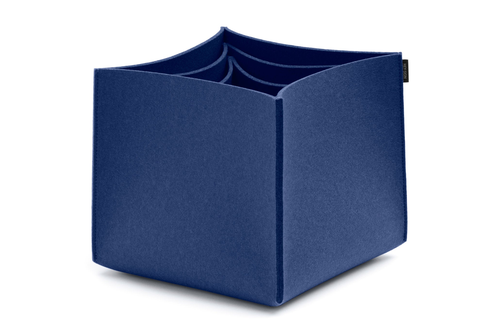 Hohe Boxen aus Wollfilz von Hey-Sign im Set No. 3 | Farbe Indigo