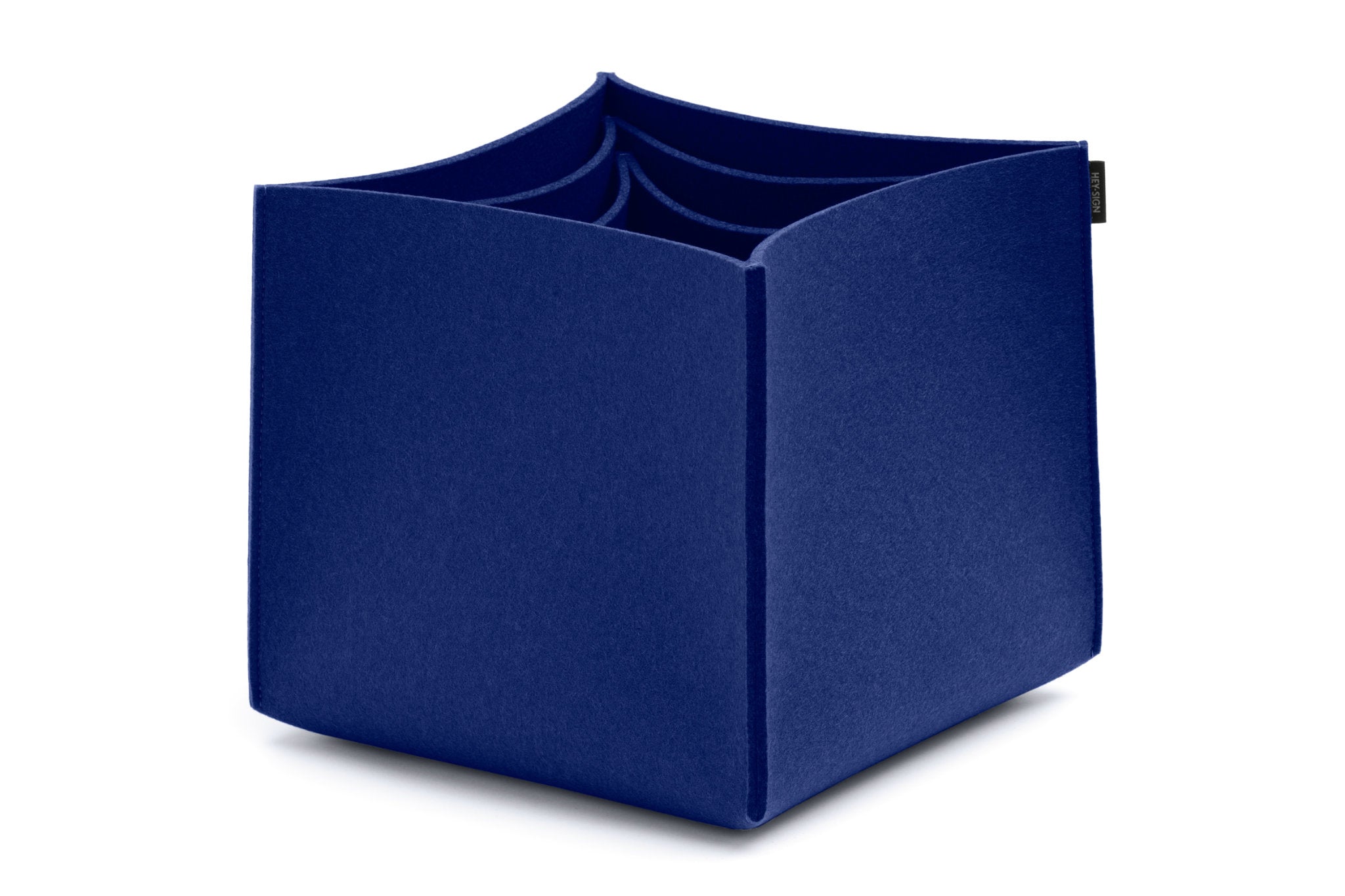 Hohe Boxen aus Wollfilz von Hey-Sign im Set No. 3 | Farbe Dunkelblau