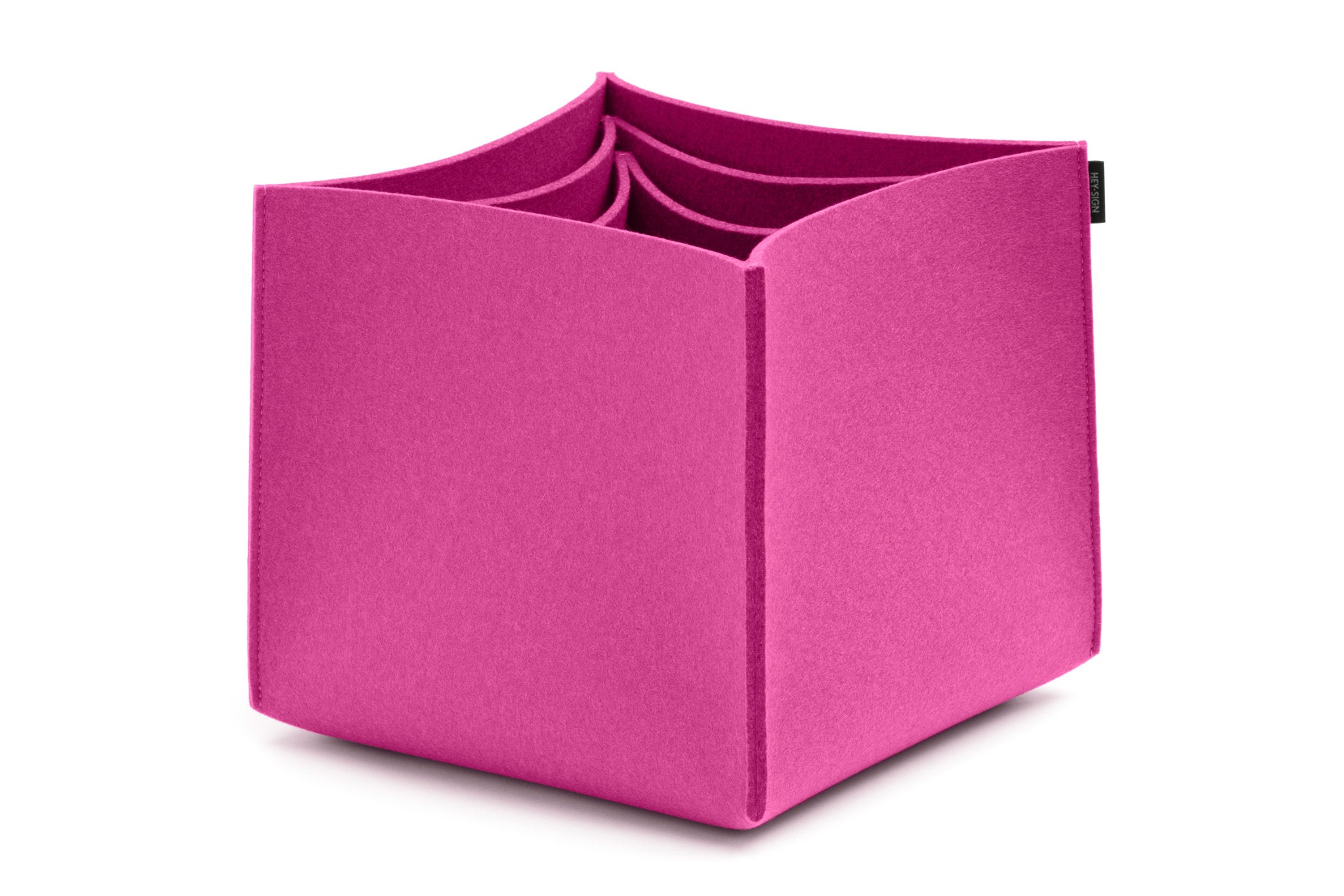 Hohe Boxen aus Wollfilz von Hey-Sign im Set No. 3 | Farbe Rosa