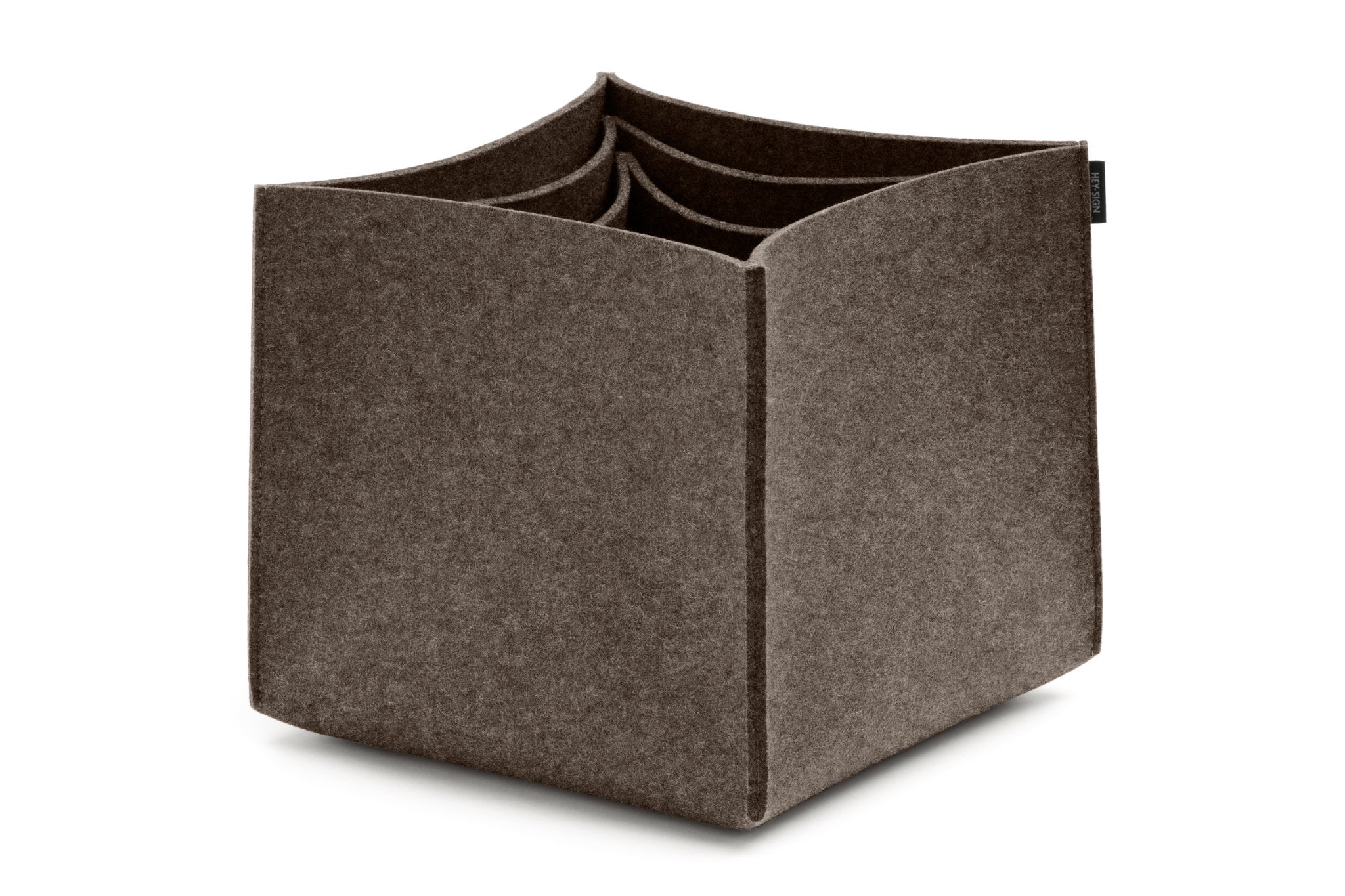 Hohe Boxen aus Wollfilz von Hey-Sign im Set No. 3 | Farbe Pepper