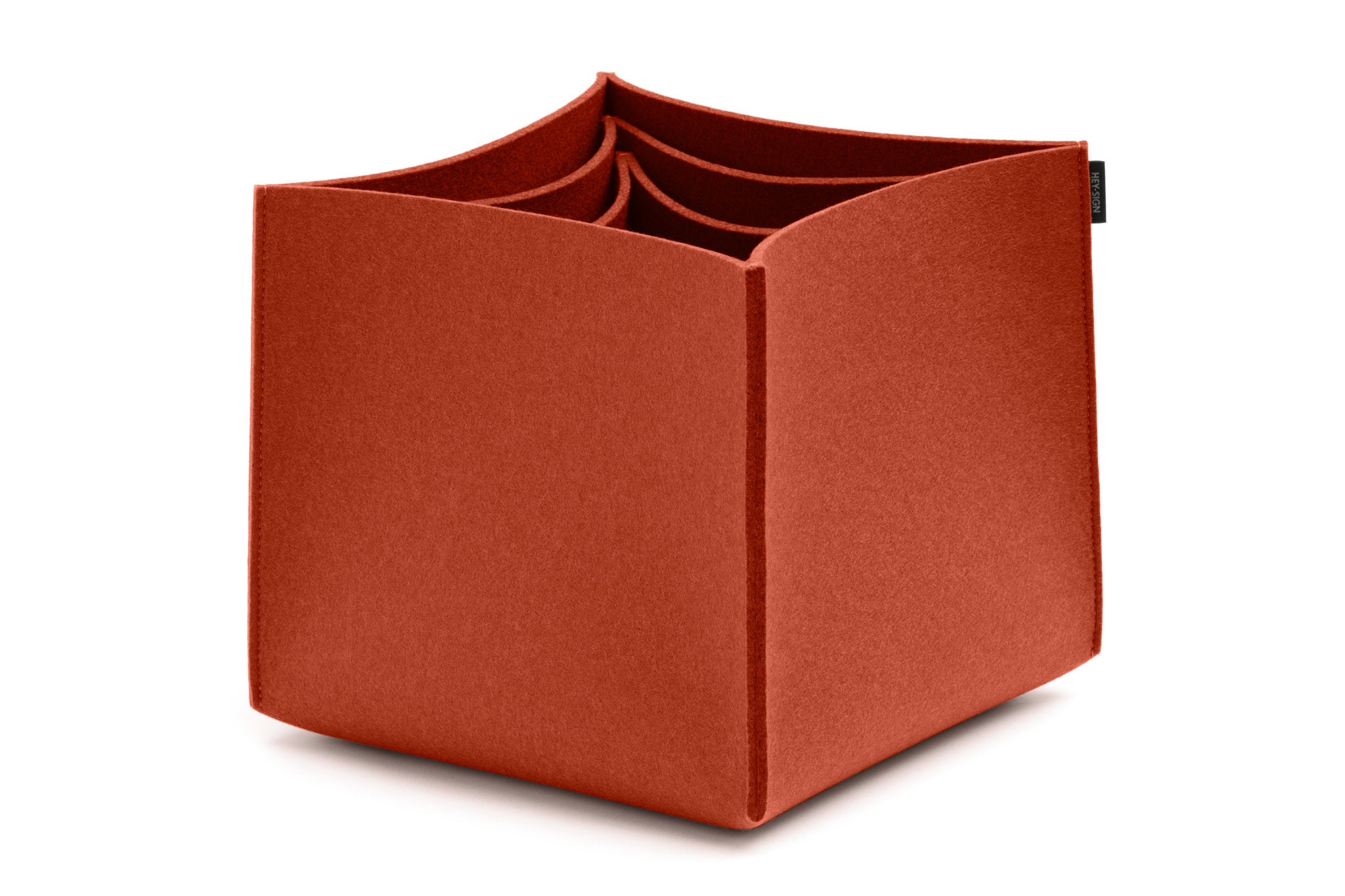 Hohe Boxen aus Wollfilz von Hey-Sign im Set No. 3 | Farbe Iron