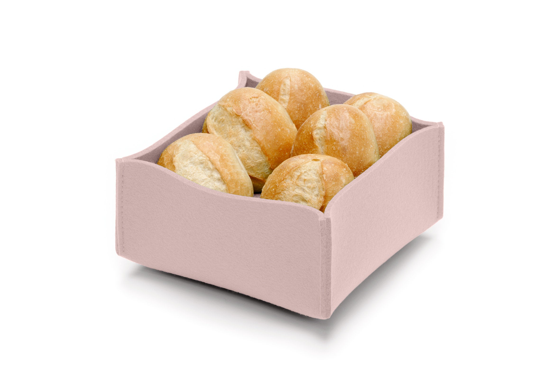 Hey-Sign Brotkorb aus Wollfilz, Farbe Powder