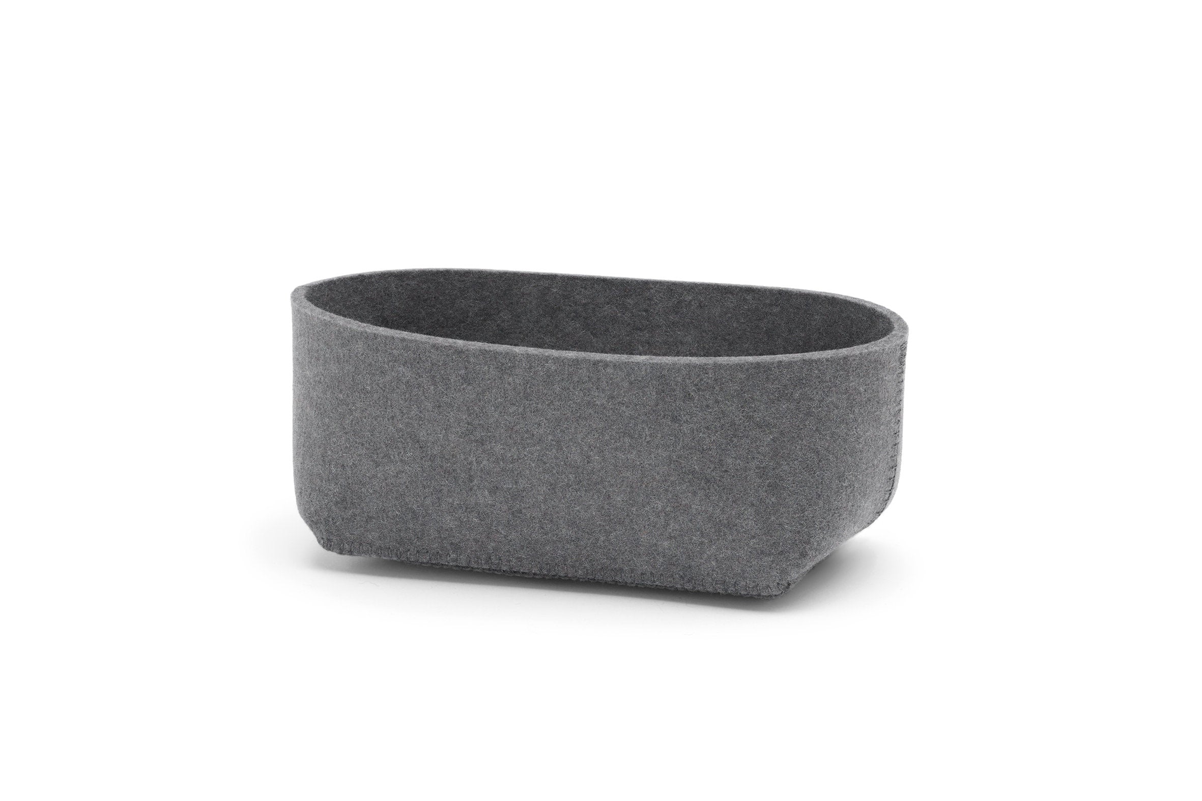 Hey-Sign Brotschale aus Wollfilz, Größe S, Farbe Anthrazit