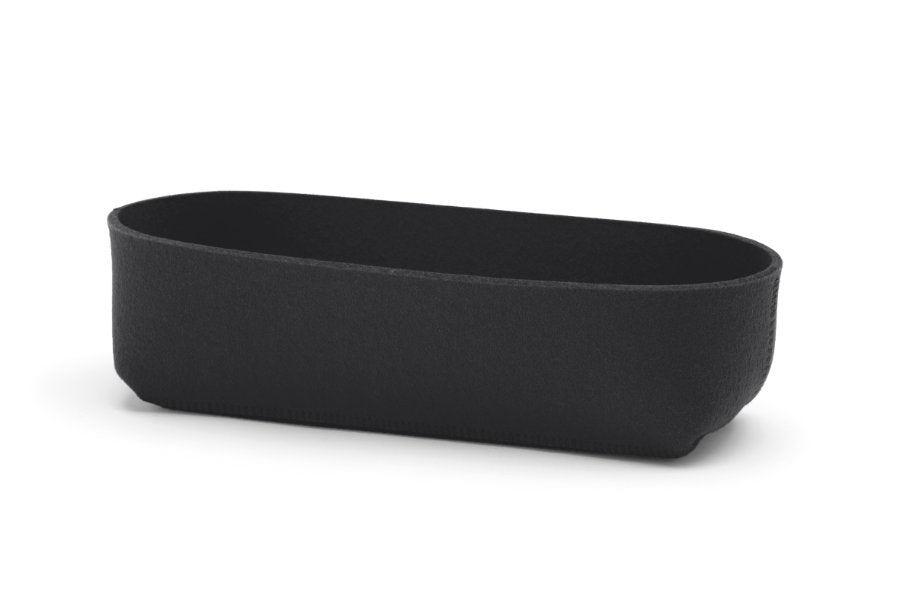 Hey-Sign Brotschale aus Wollfilz, Größe M, Farbe Schwarz