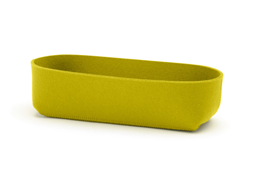 Hey-Sign Brotschale aus Wollfilz, Größe M, Farbe Verde