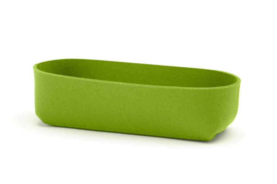 Hey-Sign Brotschale aus Wollfilz, Größe M, Farbe Maigrün