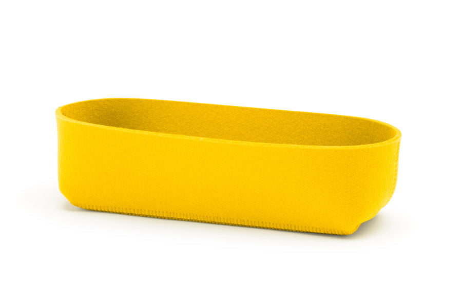 Hey-Sign Brotschale aus Wollfilz, Größe M, Farbe Raps