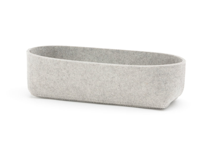Hey-Sign Brotschale aus Wollfilz, Größe M, Farbe Marmor