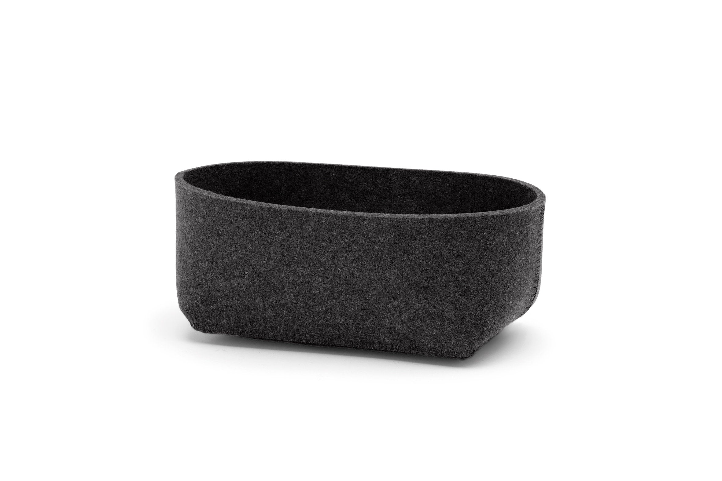 Hey-Sign Brotschale aus Wollfilz, Größe S, Farbe Graphit