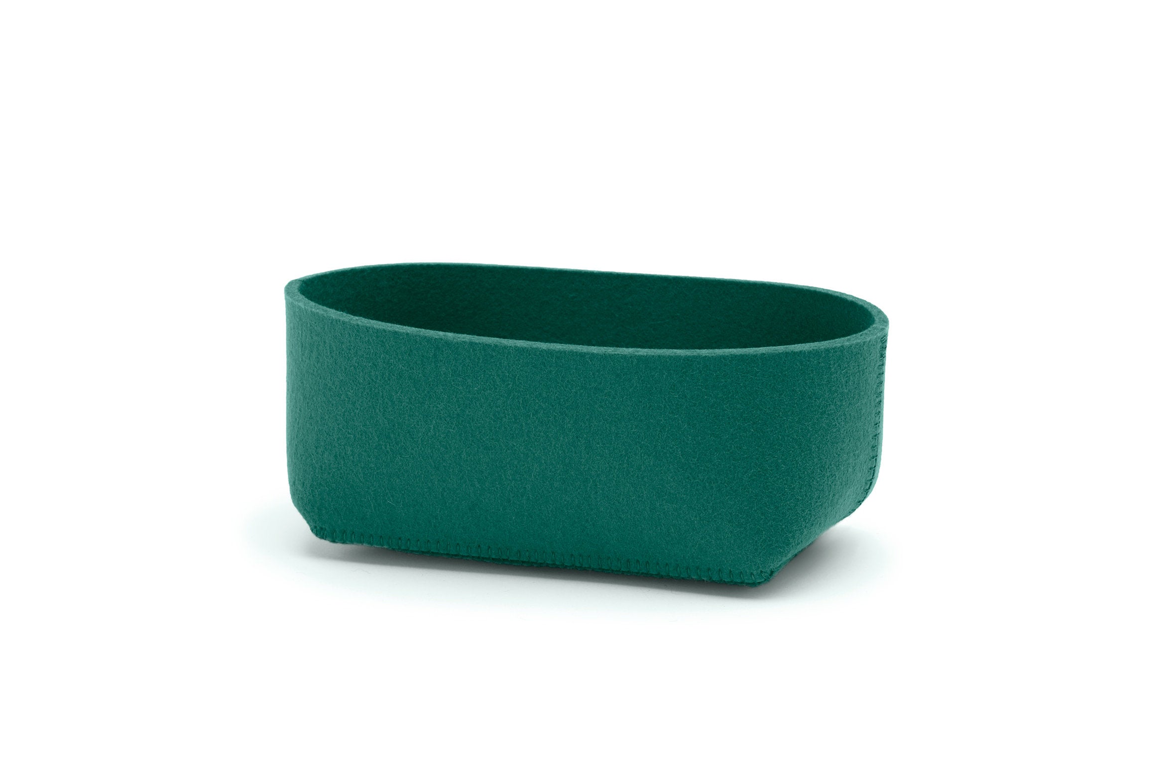 Hey-Sign Brotschale aus Wollfilz, Größe S, Farbe Jade