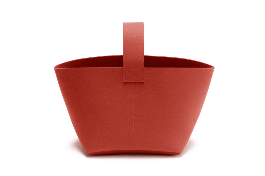 Hey-Sign Kaminholzkorb aus Filz, Größe M, Farbe Iron