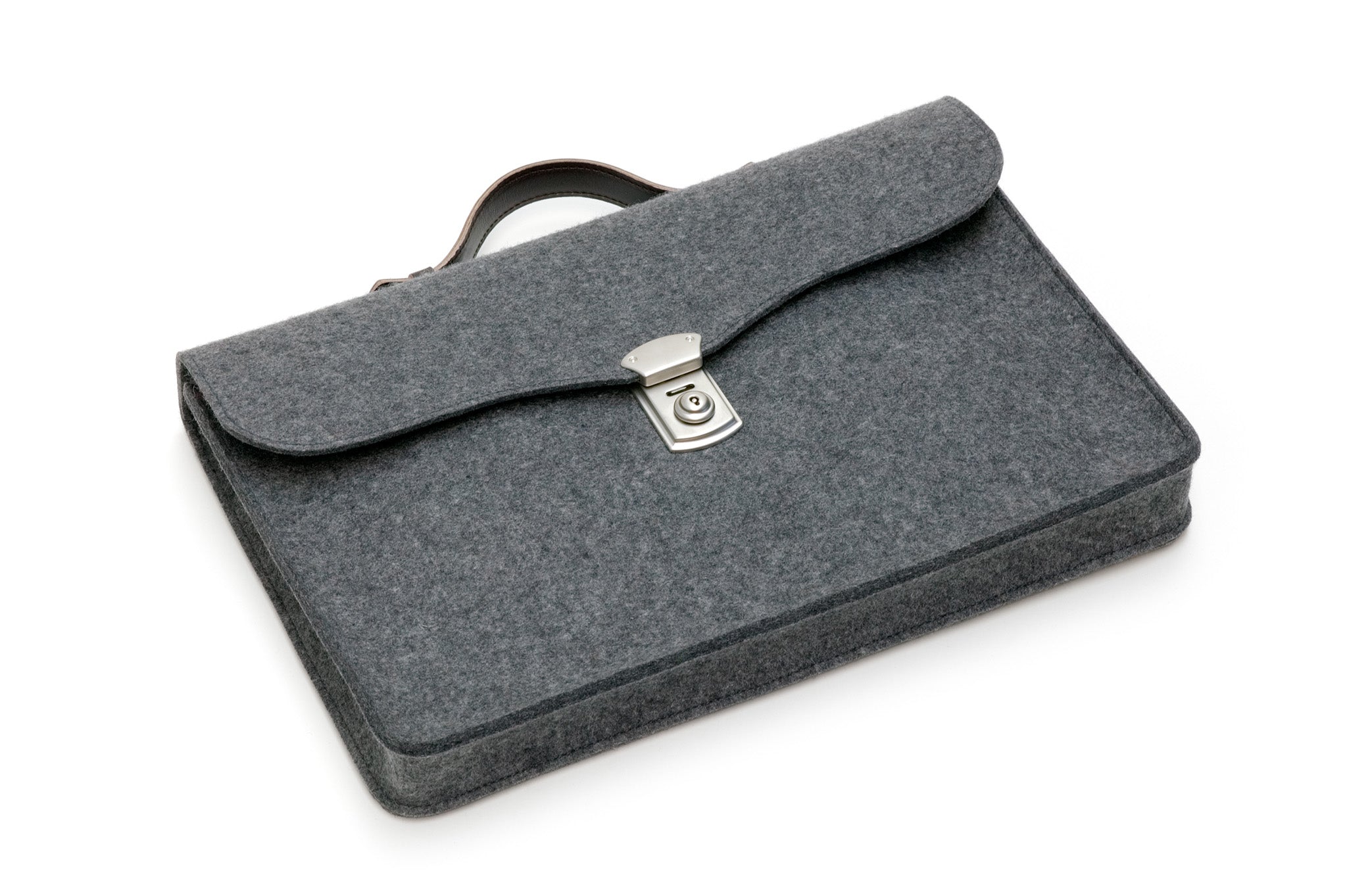 Aktentasche Moneypenny aus Wollfilz von Hey-Sign in der Farbe Anthrazit