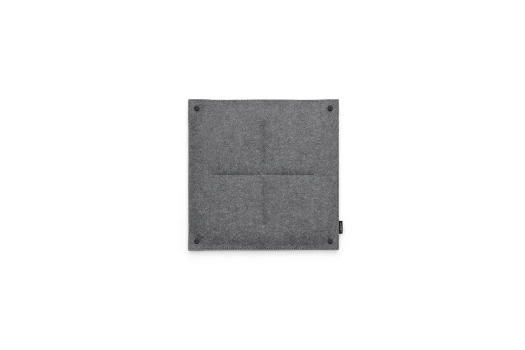 Kleine Pinnwand Orgaboard aus Filz von Hey-Sign in der Farbe Anthrazit