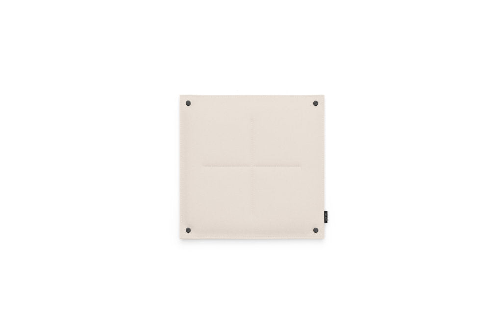 Kleine Pinnwand Orgaboard aus Filz von Hey-Sign in der Farbe Wollweiß